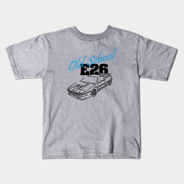 E26 Kids T-Shirt by vakuera